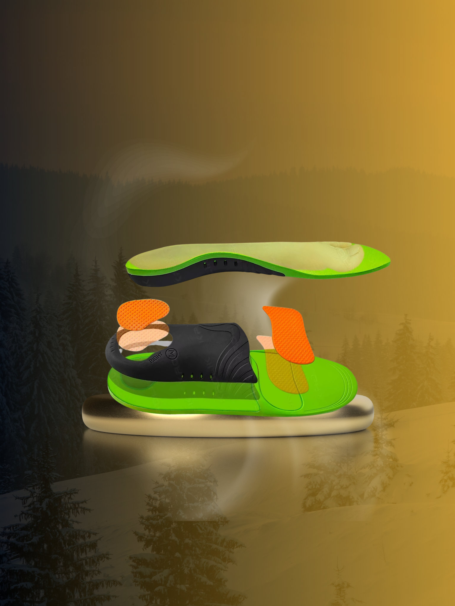 Yüksek Kemer ve Ark Destekli Jel Tabanlık