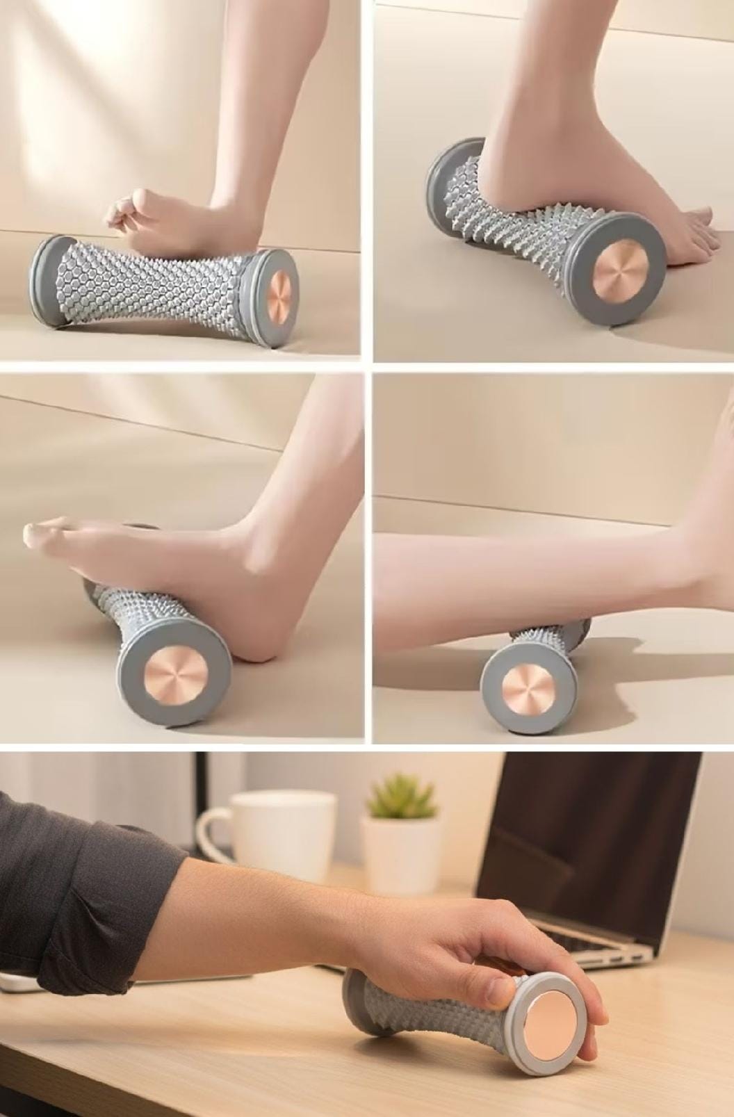 Ayak ,EL Ve Bilekler İçin Yuvarlamalı Masaj Aleti